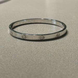 Silver LOVE bracelet